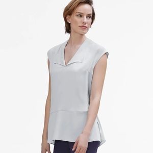 M.M. LaFleur Huston 2.0 Sleeveless Blouse in Mist